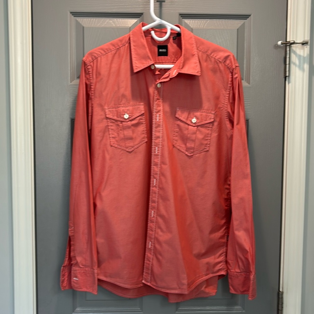 Hugo Boss long sleeve button down shirt